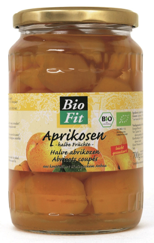 Biofit Abricots coupés bio 720ml